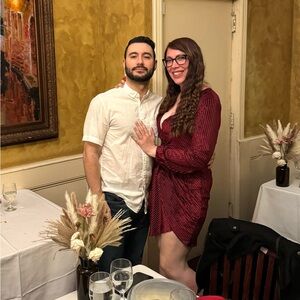 SHEIN Velvet Striped Dress